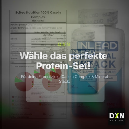 Basis-Set: Scitec Casein Complex + INLEAD Mineral Stack – Clean Showcase Plus