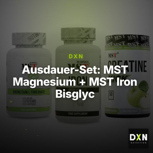 Ausdauer-Set: MST Magnesium + MST Iron Bisglyc + MST Creatine – Clean Showcase Plus