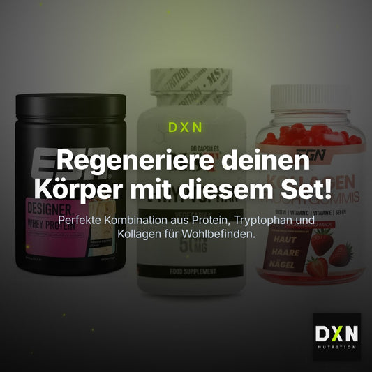 Regenerations-Set: ESN Designer + MST Tryptophan + FGN Kollagen 60 – Clean Showcase Plus