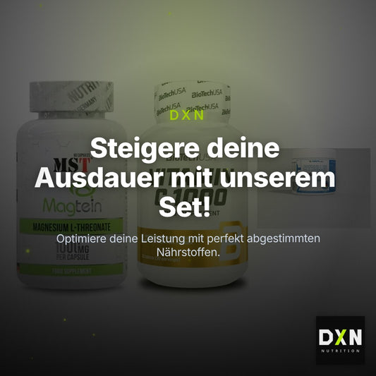 Ausdauer-Set: MST Magnesium + BioTech Vitamin + NNT Citrullin – Clean Showcase Plus