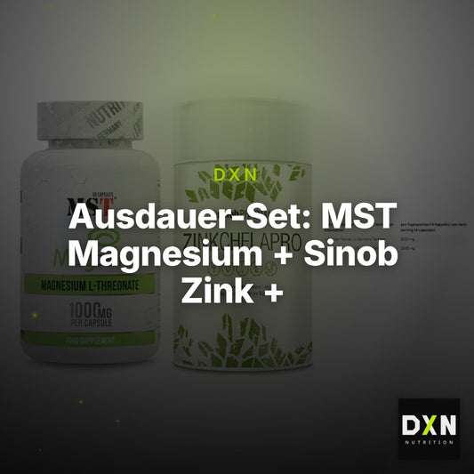 Ausdauer-Set: MST Magnesium + Sinob Zink + INLEAD L-Carniti – Clean Showcase Plus