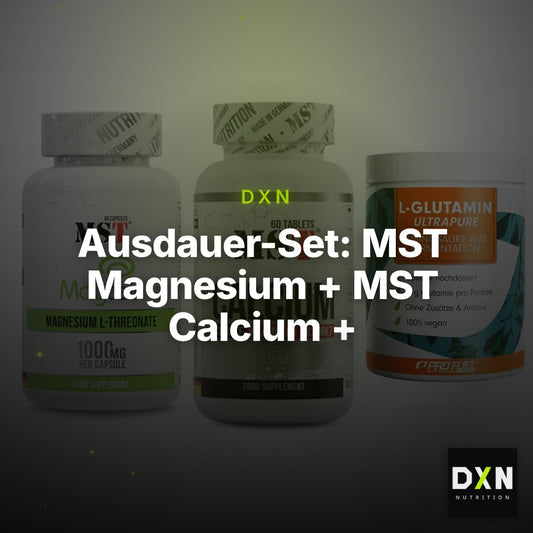 Ausdauer-Set: MST Magnesium + MST Calcium + ProFuel Glutamin – Clean Showcase Plus