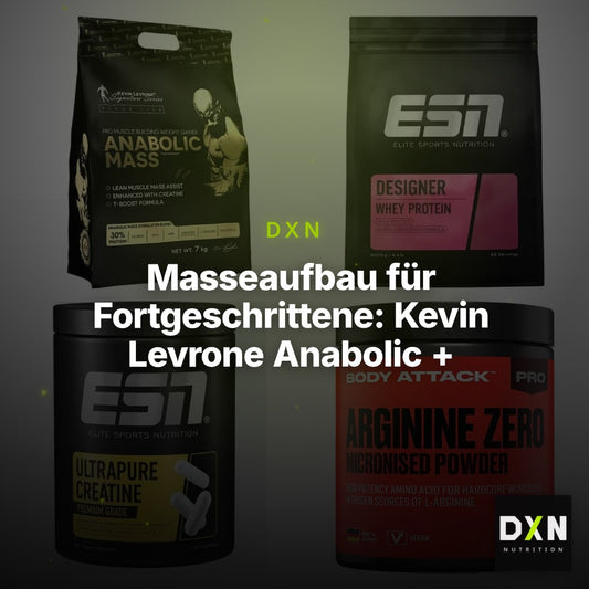 Masseaufbau für Fortgeschrittene: Kevin Levrone Anabolic + 3 weitere – Clean Showcase Plus