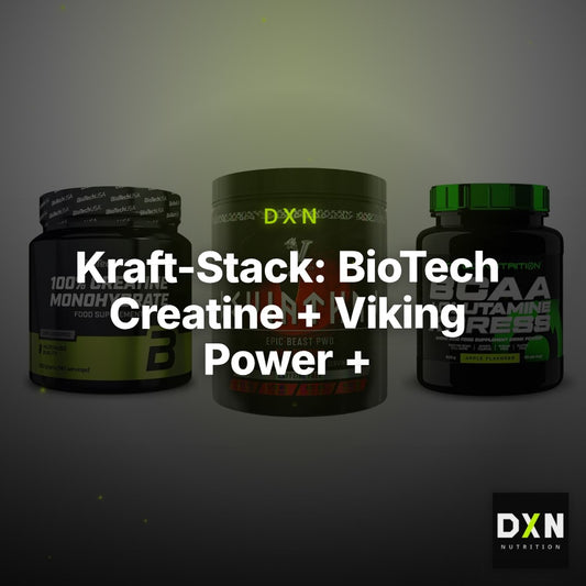 Kraft-Stack: BioTech Creatine + Viking Power + Scitec BCAA – Clean Showcase Plus