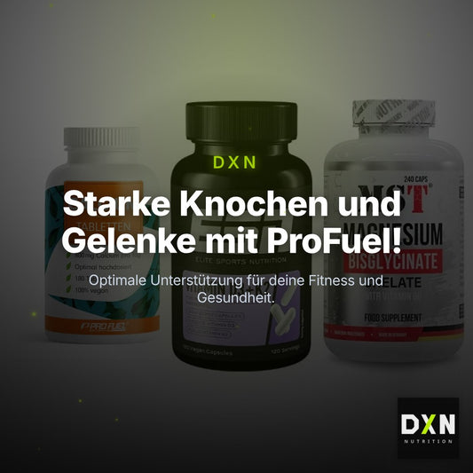 Calcium, Vitamin D & Magnesium: ProFuel Calcium + 2 weitere – Clean Showcase Plus