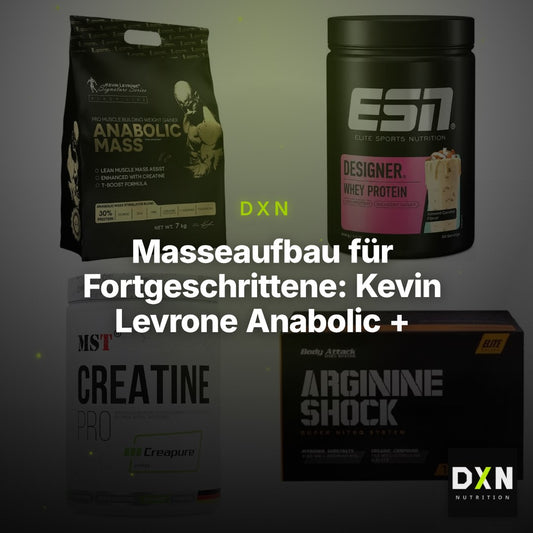 Masseaufbau für Fortgeschrittene: Kevin Levrone Anabolic + 3 weitere – Clean Showcase Plus