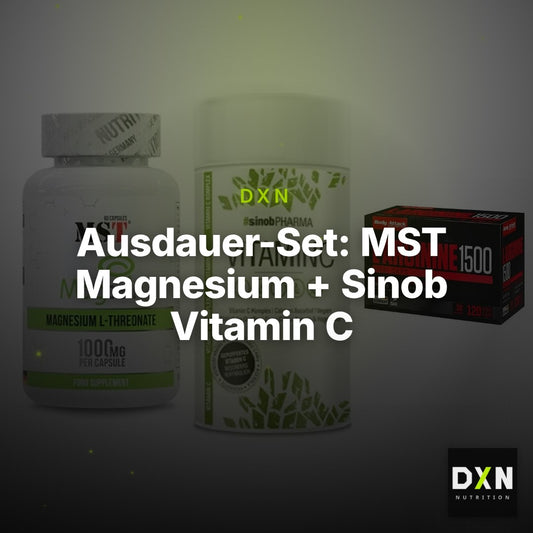 Ausdauer-Set: MST Magnesium + Sinob Vitamin C + Body Attack – Clean Showcase Plus