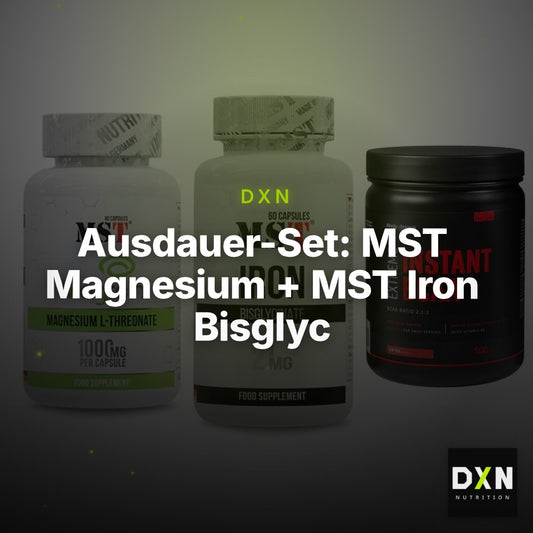 Ausdauer-Set: MST Magnesium + MST Iron Bisglyc + Body Attack – Clean Showcase Plus