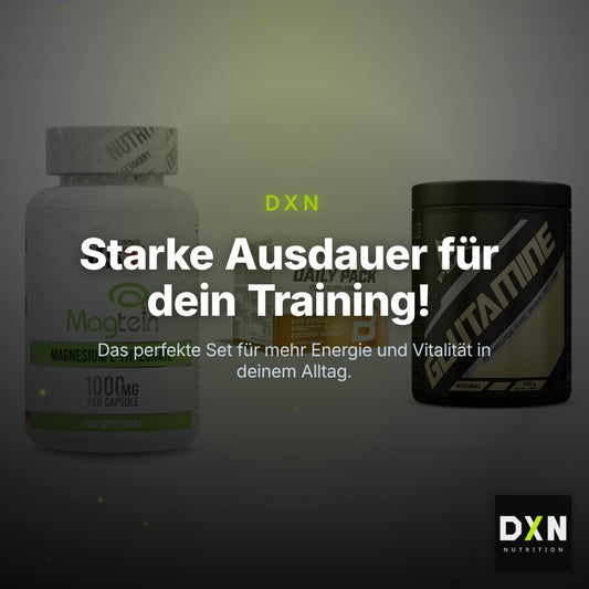 Ausdauer-Set: MST Magnesium + BioTech Daily + Peak Glutamin – Clean Showcase Plus