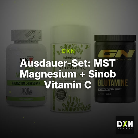 Ausdauer-Set: MST Magnesium + Sinob Vitamin C + GN Nano Pure – Clean Showcase Plus