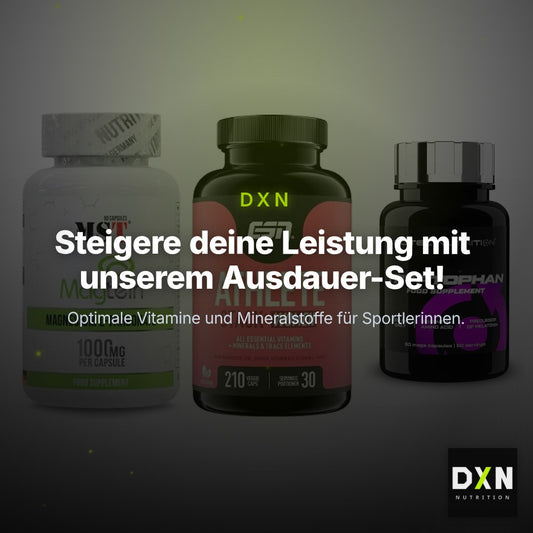Ausdauer-Set: MST Magnesium + ESN Athlete + Scitec Tryptopha – Clean Showcase Plus