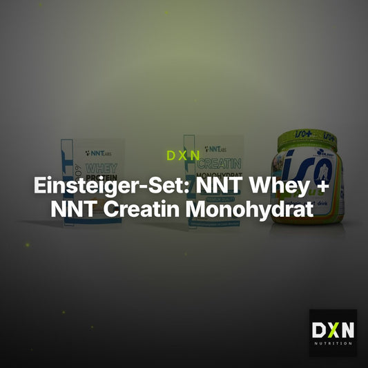 Einsteiger-Set: NNT Whey + NNT Creatin Monohydrat + Olimp Iso Plus – Clean Showcase Plus
