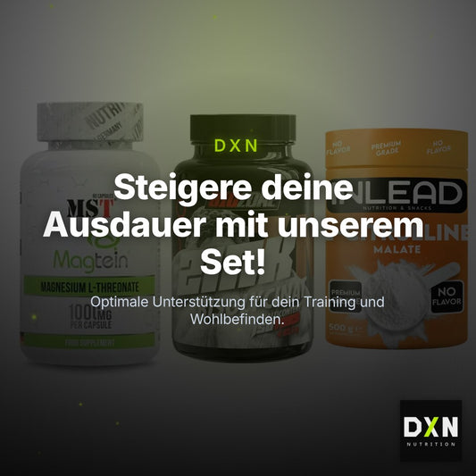 Ausdauer-Set: MST Magnesium + Big Zone Zink + INLEAD L-Citrull – Clean Showcase Plus