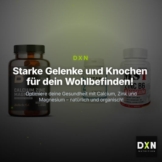 Calcium, Vitamin D & Magnesium: BioTech Calcium Zinc + 2 weitere – Clean Showcase Plus