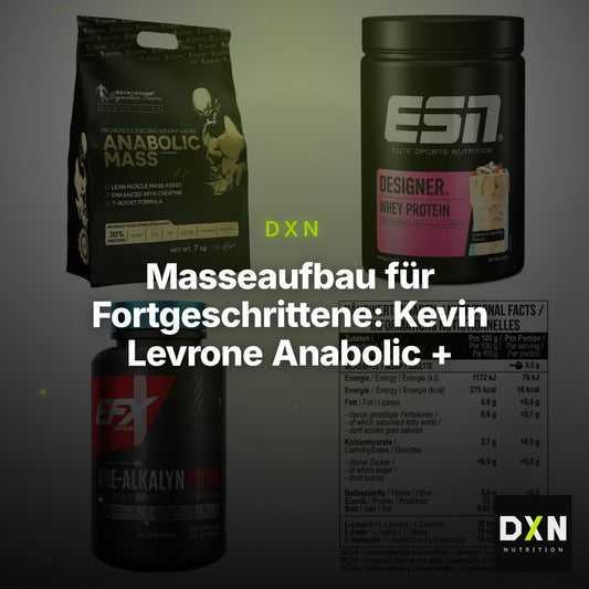 Masseaufbau für Fortgeschrittene: Kevin Levrone Anabolic + 3 weitere – Clean Showcase Plus
