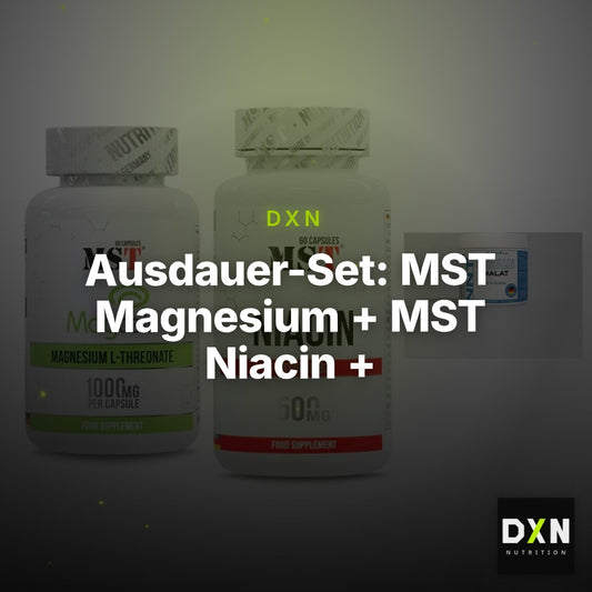 Ausdauer-Set: MST Magnesium + MST Niacin + NNT Citrullin – Clean Showcase Plus
