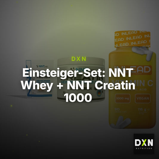 Einsteiger-Set: NNT Whey + NNT Creatin 1000 mg + INLEAD Vitamin C – Clean Showcase Plus