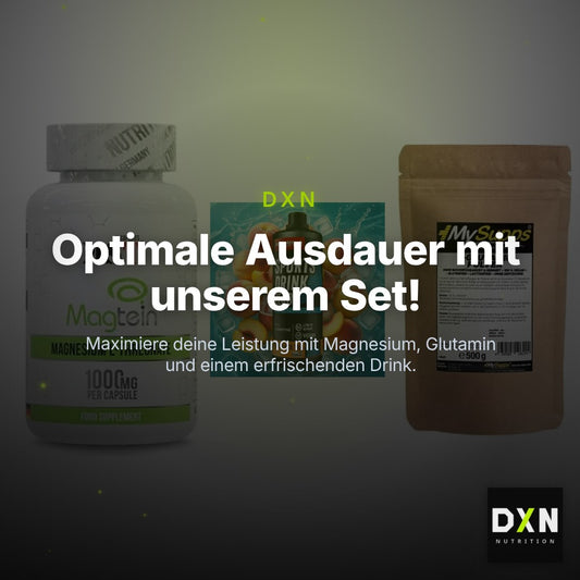 Ausdauer-Set: MST Magnesium + Body Attack + MySupps Glutamin – Clean Showcase Plus