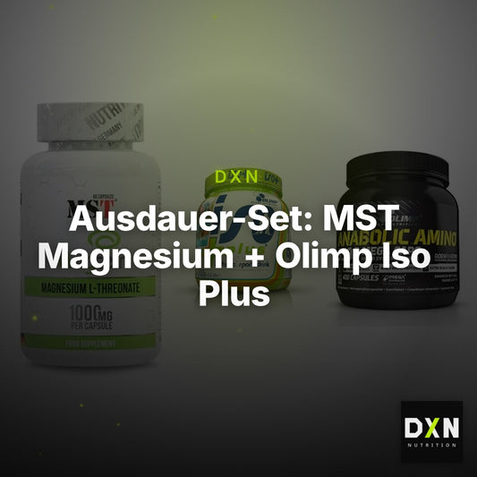 Ausdauer-Set: MST Magnesium + Olimp Iso Plus + Olimp Anabolic – Clean Showcase Plus