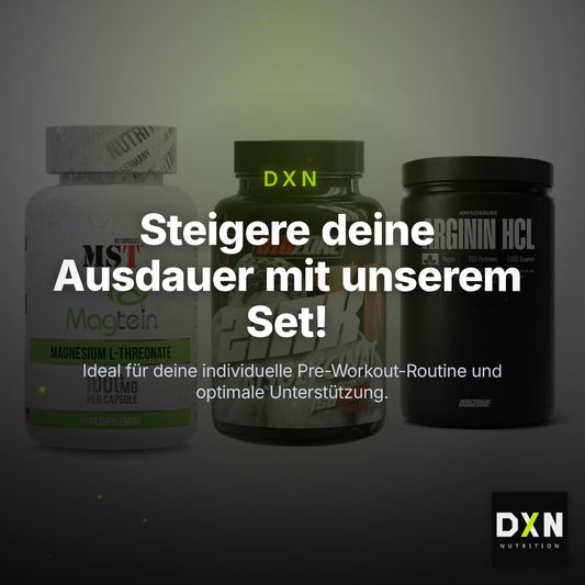 Ausdauer-Set: MST Magnesium + Big Zone Zink + Big Zone L-Argin – Clean Showcase Plus