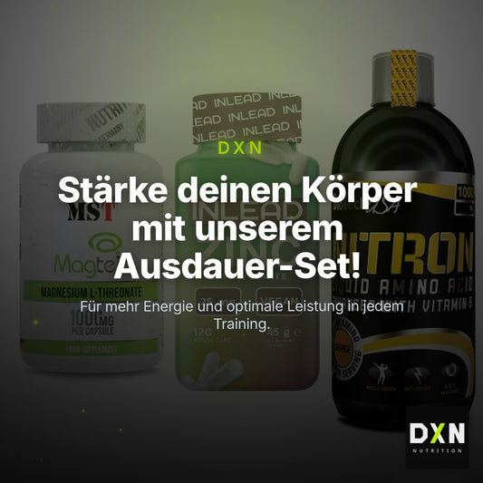 Ausdauer-Set: MST Magnesium + INLEAD Zink + BioTech Liquid – Clean Showcase Plus