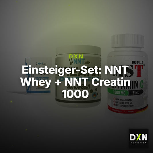 Einsteiger-Set: NNT Whey + NNT Creatin 1000 + MST Vitamin C – Clean Showcase Plus
