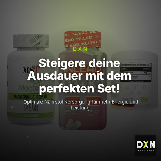 Ausdauer-Set: MST Magnesium + INLEAD Vitamin + MST Arginine HCL – Clean Showcase Plus