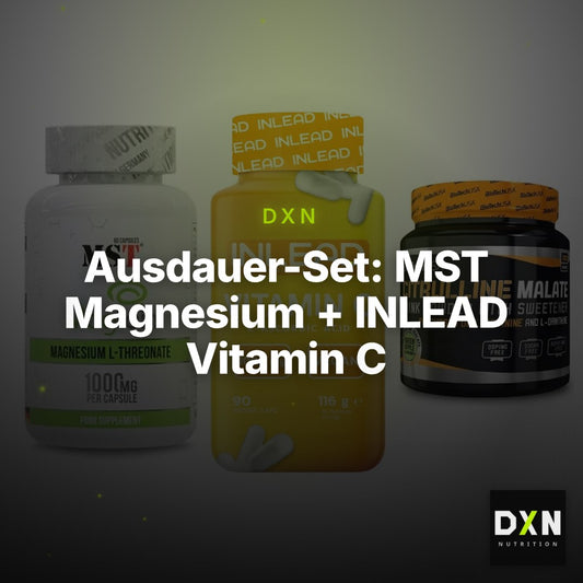 Ausdauer-Set: MST Magnesium + INLEAD Vitamin C + BioTech Citrulli – Clean Showcase Plus