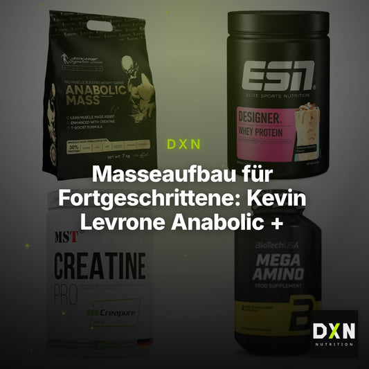 Masseaufbau für Fortgeschrittene: Kevin Levrone Anabolic + 3 weitere – Clean Showcase Plus