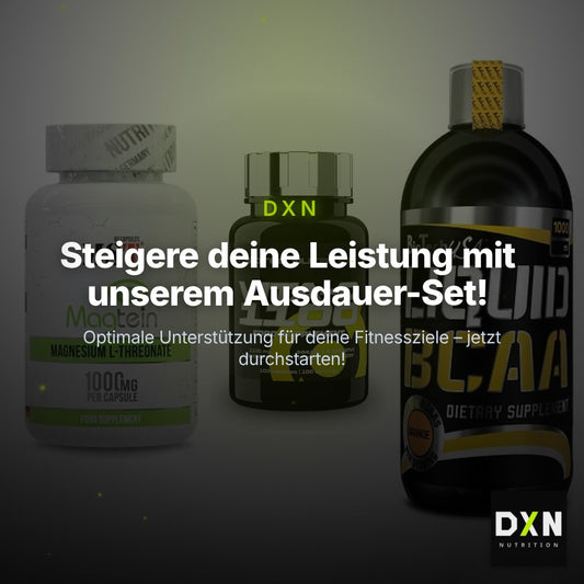 Ausdauer-Set: MST Magnesium + Scitec Vitamin C + BioTech Liquid – Clean Showcase Plus