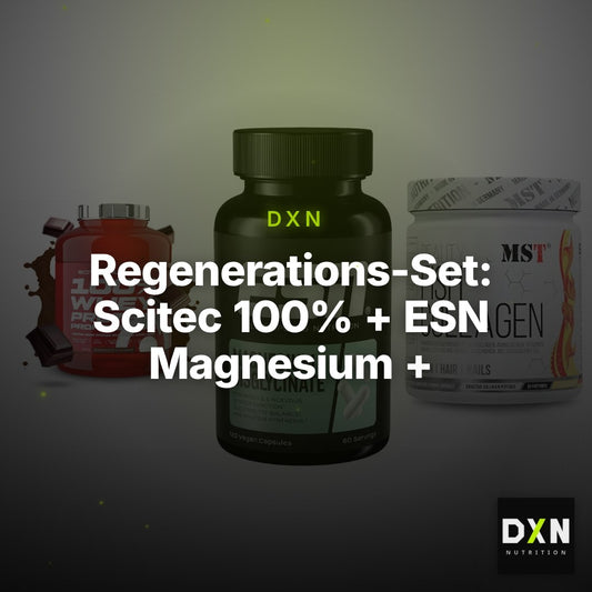 Regenerations-Set: Scitec 100% + ESN Magnesium + MST Beauty Fish – Clean Showcase Plus