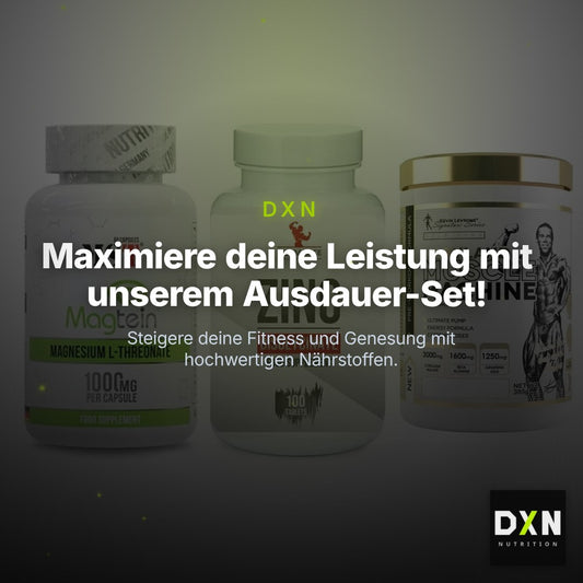 Ausdauer-Set: MST Magnesium + #GYMJUICE ZINC + Kevin Levrone – Clean Showcase Plus