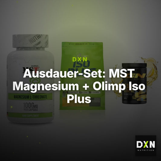 Ausdauer-Set: MST Magnesium + Olimp Iso Plus + GN EAA Xtreme – Clean Showcase Plus