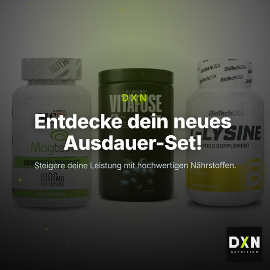 Ausdauer-Set: MST Magnesium + Big Zone Vitafus + BioTech L-Lysine – Clean Showcase Plus