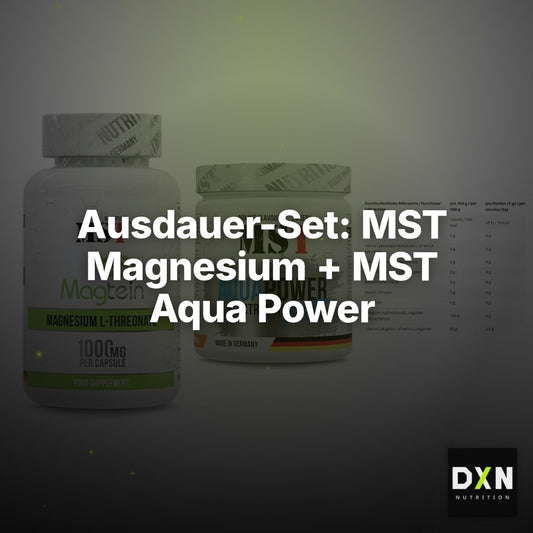 Ausdauer-Set: MST Magnesium + MST Aqua Power + INLEAD L-Arginin – Clean Showcase Plus