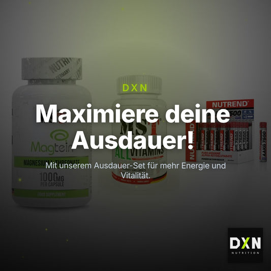 Ausdauer-Set: MST Magnesium + MST All Vitamins + Nutrend AAKG – Clean Showcase Plus