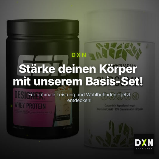 Basis-Set: ESN Designer Whey + Sinob Curcumin 95% – Clean Showcase Plus