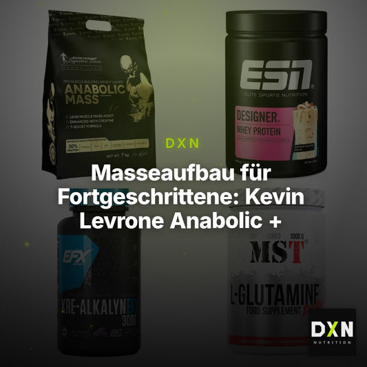 Masseaufbau für Fortgeschrittene: Kevin Levrone Anabolic + 3 weitere – Clean Showcase Plus