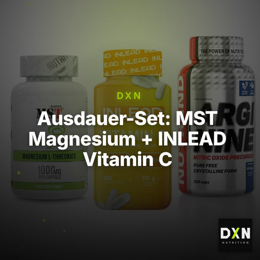 Ausdauer-Set: MST Magnesium + INLEAD Vitamin C + Nutrend Arginine – Clean Showcase Plus