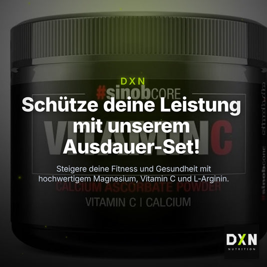 Ausdauer-Set: MST Magnesium + Sinob Vitamin C + INLEAD L-Arginin – Clean Showcase Plus
