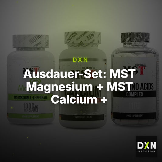 Ausdauer-Set: MST Magnesium + MST Calcium + MST 21 Amino – Clean Showcase Plus