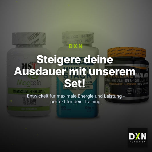 Ausdauer-Set: MST Magnesium + INLEAD Mineral + BioTech Citrulli – Clean Showcase Plus