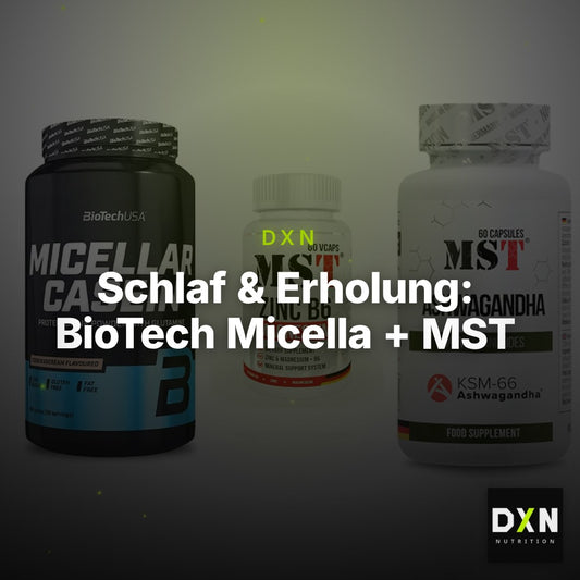 Schlaf & Erholung: BioTech Micella + MST Zinc + MST Ashwagandha – Clean Showcase Plus