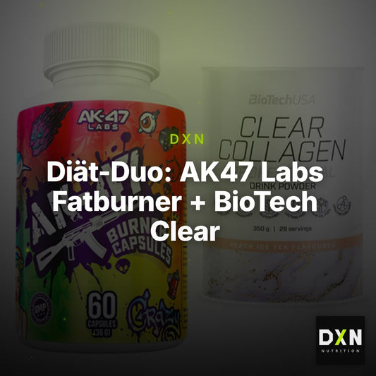 Diät-Duo: AK47 Labs Fatburner + BioTech Clear Collagen – Clean Showcase Plus