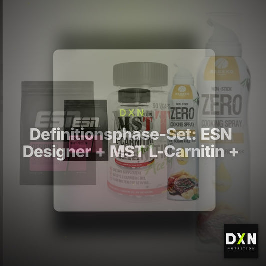 Definitionsphase-Set: ESN Designer + MST L-Carnitin + Rabeko Zero – Clean Showcase Plus