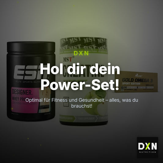 Definitionsphase-Set: ESN Designer + MST Creatine + Olimp Omega 3 – Clean Showcase Plus