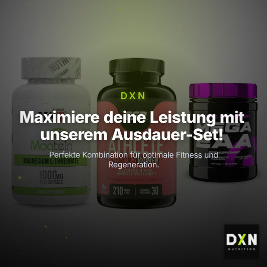 Ausdauer-Set: MST Magnesium + ESN Athlete + Scitec Mega EAA – Clean Showcase Plus