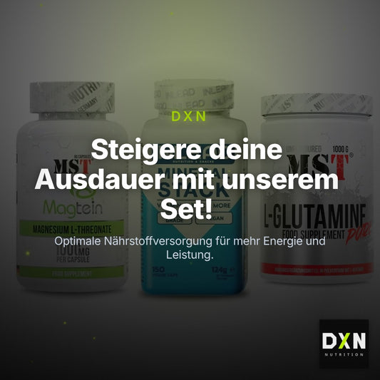 Ausdauer-Set: MST Magnesium + INLEAD Mineral + MST Glutamine – Clean Showcase Plus