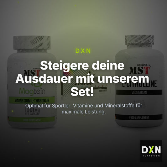Ausdauer-Set: MST Magnesium + Olimp Vita-Min + MST Citrulline – Clean Showcase Plus