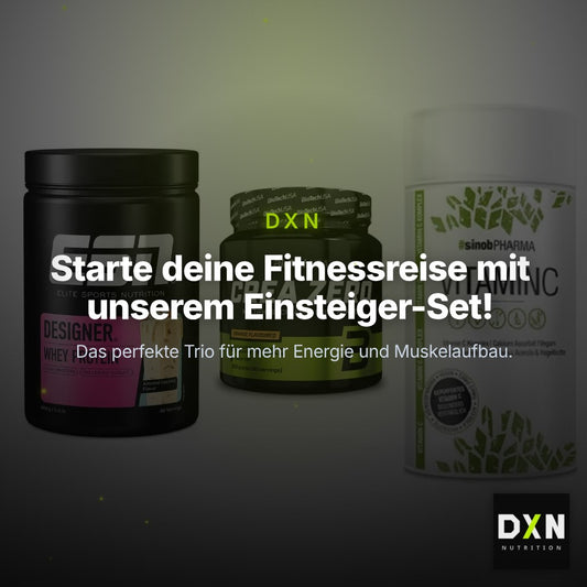 Einsteiger-Set: ESN Designer + BioTech Crea + Sinob Vitamin C – Clean Showcase Plus